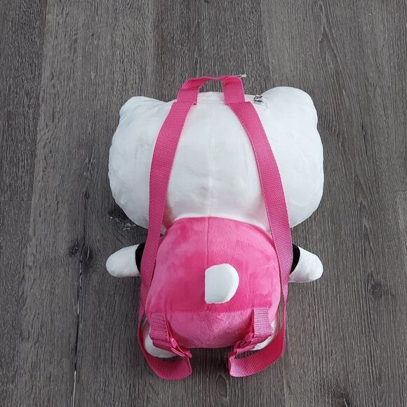 NWOT Sanrio Hello Kitty Plush Adjustable Backpack 14" - Picture 3 of 5